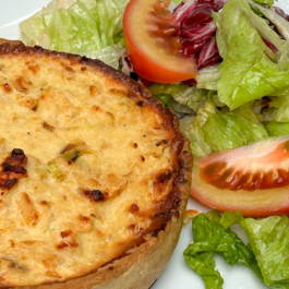 TARTA DE AVENA CON RELLENO DE POLLO Y CEBOLLA – (TRTCL26)